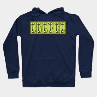 Green Tiki Cats! Hoodie